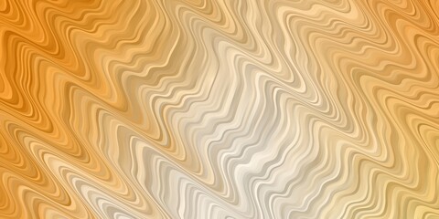 Light Orange vector texture with circular arc. Colorful illustration with curved lines. Template for your UI design.