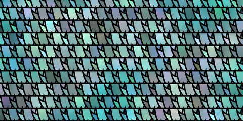Fototapeta premium Light BLUE vector background with triangles.