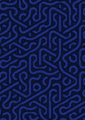 Colour Hexagon Tile Connection art background design illustration