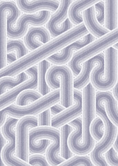 Colour Hexagon Tile Connection art background design illustration