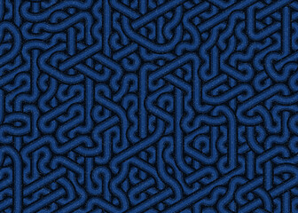 Colour Hexagon Tile Connection art background design illustration