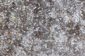 beautiful background of silver paint on rusty metal. old metal texture