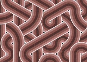 Colour Hexagon Tile Connection art background design illustration