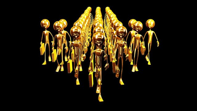 3d, 3d graphics, abstract, anatomy, animation, art, background, biology, body, bone, business, businessman, cartoon, concept, design, education, fitness, gait, gait animation, gold, golden man, graphi