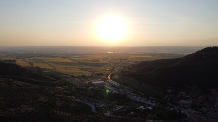 Obraz premium sunset in the mountains