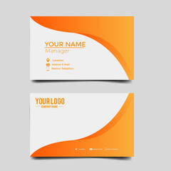 Vector Modern Creative and Clean Business Card Template.Stationery Design.Modern minimalist business card template. Corporate Business Card Design vector simple style. Branding, stationary.vector eps 
