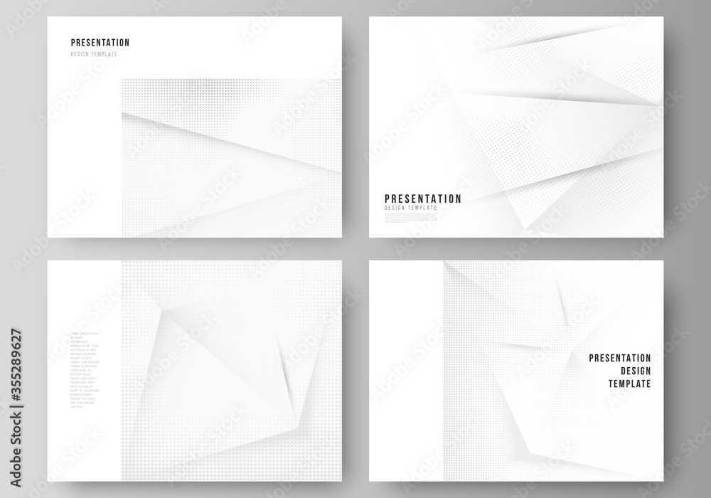 Poster vector layout of the presentation slides design templates, multipurpose template for presentation br