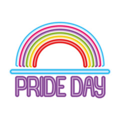 lgtbi rainbow design, Pride day love sexual orientation and identity theme Vector illustration