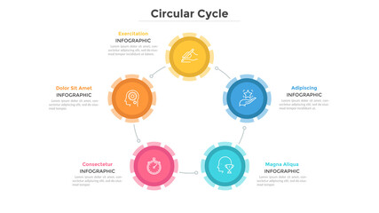 Fototapeta premium Modern Infographic Template