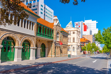 street in central Perth, Australia