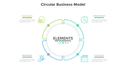 Modern Infographic Vector Template
