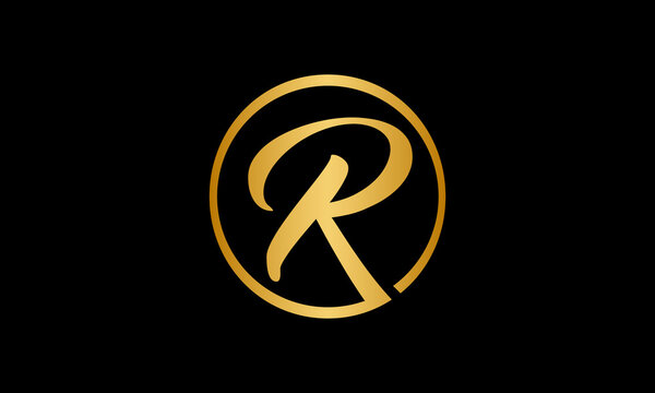 R graphic of a glowing symbol glittering golden