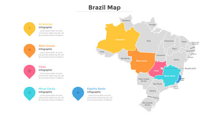 Fototapeta premium Modern Infographic Template