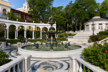 Fountain in the park in Baku, Azerbaijan
