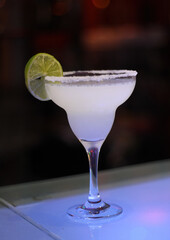 cocktail with lime