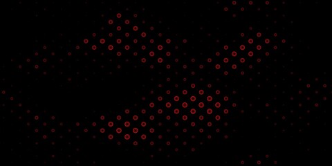 Dark Red vector template with esoteric signs.