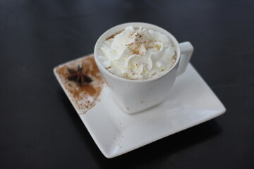 cup of cappuccino