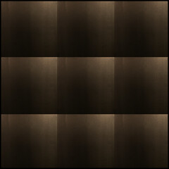 grunge metal background with gold pattern
