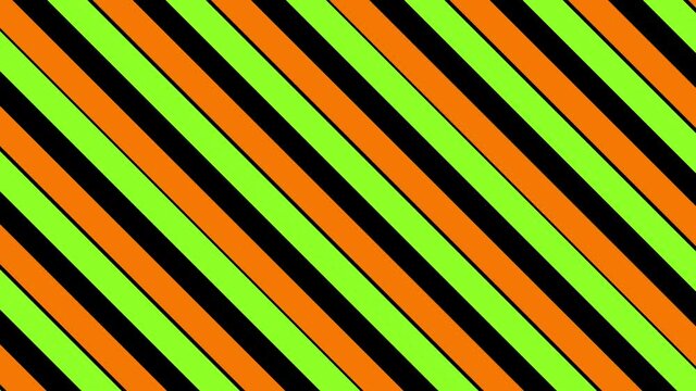 Two color bars that move diagonally in the opposite direction with a hypnotic effect, anchoring point in the center and cover the whole background, made up of different strips of color.