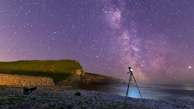 Photographing the Milky Way at the beach - 2.5D Parallax composite