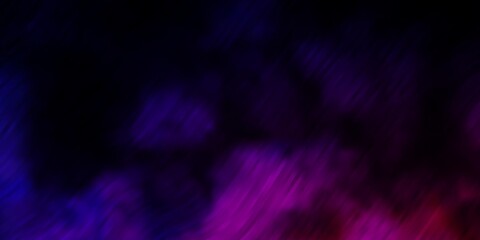 Dark Purple, Pink vector background with wry lines. Illustration in abstract style with gradient curved.  Best design for your posters, banners.