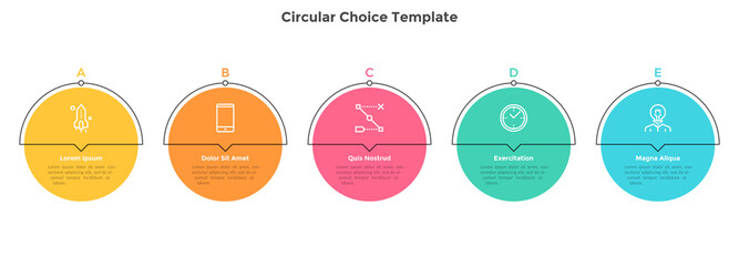 Modern Infographic Options Banner