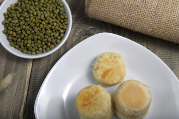 Bakpia, a typical sweet cake from Yogyakarta, Indonesia that made from mung beans