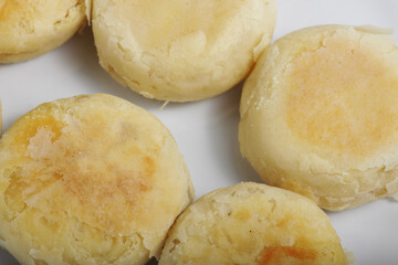 Bakpia, a typical sweet cake from Yogyakarta, Indonesia that made from mung beans
