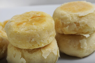Bakpia, a typical sweet cake from Yogyakarta, Indonesia that made from mung beans