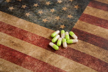Representation of the use of medications in the United States.