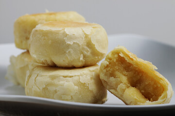 Bakpia, a typical sweet cake from Yogyakarta, Indonesia that made from mung beans