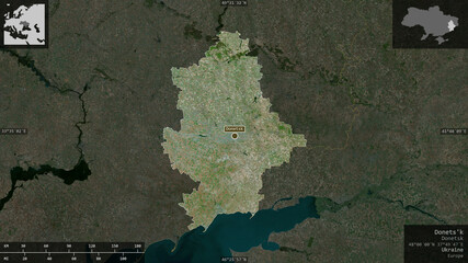 Donets'k, Ukraine - composition. Satellite