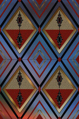 traditional thai style fabric texture