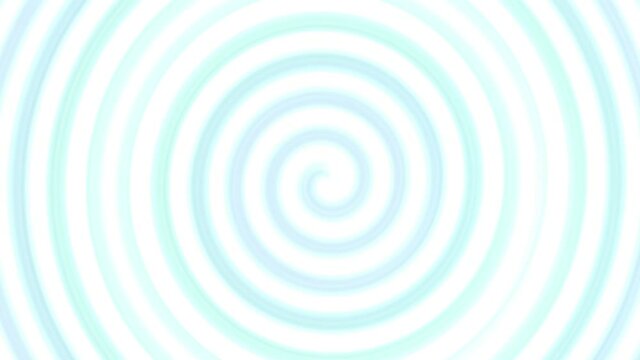 Hypnotic Green Lite Cartoon Spiral Rotation Seamless Loop