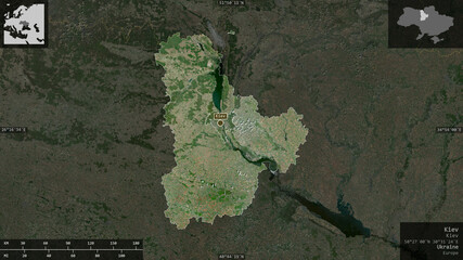 Kiev, Ukraine - composition. Satellite