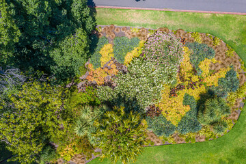 Fitzroy gardens in Melbourne, Australia