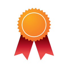 gold medal price winner award vector design illustration