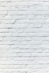 white brick wall painted in white as harmonic background