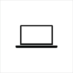 laptop icon vector