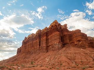 Fototapeta premium Beautiful landsacpe along the Scenic drive of Capitol Reef National Park