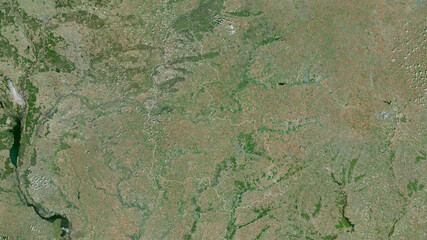 Sumy, Ukraine - outlined. Satellite
