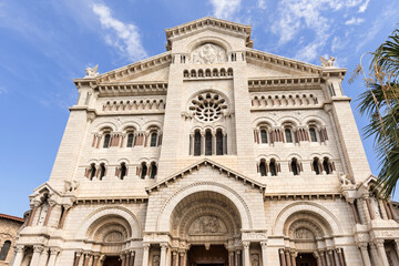Fototapeta na wymiar Cathedral in Monte Carlo, Monaco.