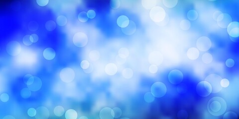 Light Blue, Green vector background with spots. Abstract illustration with colorful spots in nature style. Pattern for booklets, leaflets.