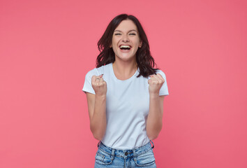 beautiful girl shows various emotions. Talented portrays the inner state and mood. The concept of...