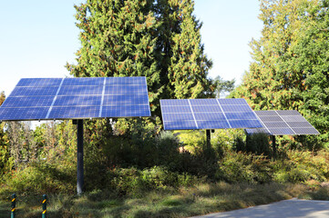 A large solar farm in Queensland, Australia