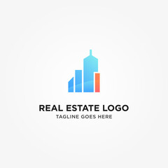 Simple and Modern I Letter Real Estate Logo Template for Your Business