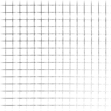Grid background, hand drawn notebook paper texture, vector illustration.