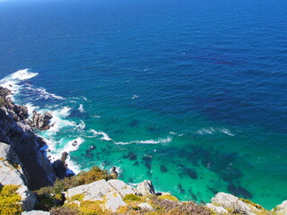 Beautiful sea and stunning views, Cape of Good Hope, Cape Town, South Africa