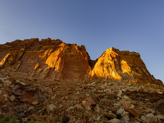Beautiful sunset landscape of Capitol Reef National Park