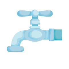 water tap faucet isolated icon